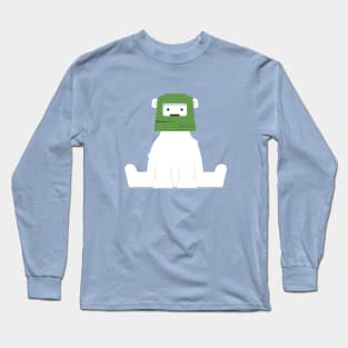 Polar Bear Bucket Head Long Sleeve T-Shirt